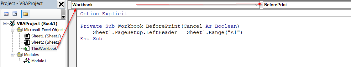 Hướng dẫn cách thay đổi nội dung header trong Excel theo ý muốn bằng VBA