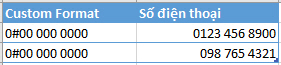 Custom Format và những áp dụng hữu ích
