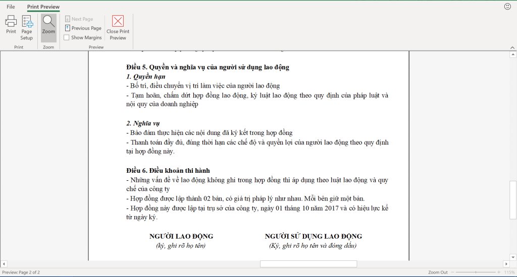Cách trình bày văn bản trong Excel đẹp như Word