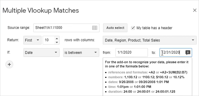 3 Google Sheets Vlookup