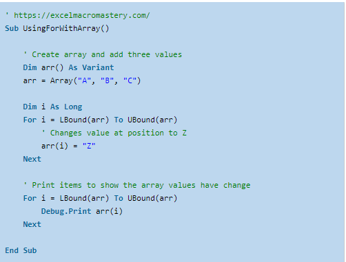 21- VBA for Loop 21- VBA for Loop