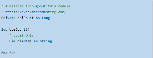53- VBA Dim hướng dẫn đầy đủ 53- VBA Dim hướng dẫn đầy đủ