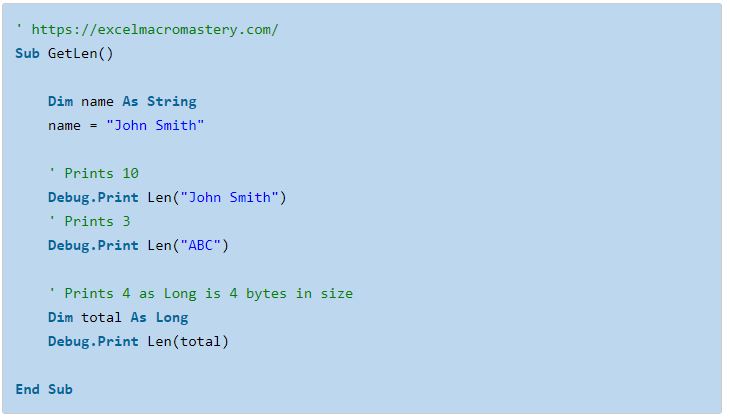 11- hướng dẫn cơ bản về hàm String VBA 11- hướng dẫn cơ bản về hàm String VBA