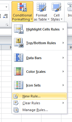 Cách tô đậm cách hàng trong Excel