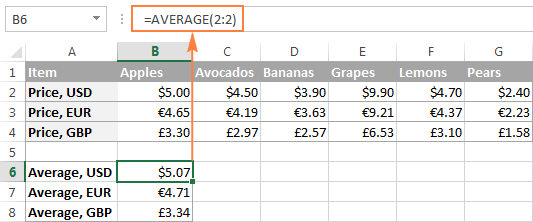 Using an entire-row reference in Excel Using an entire-row reference in Excel